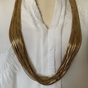 Multi-strand extra long necklace